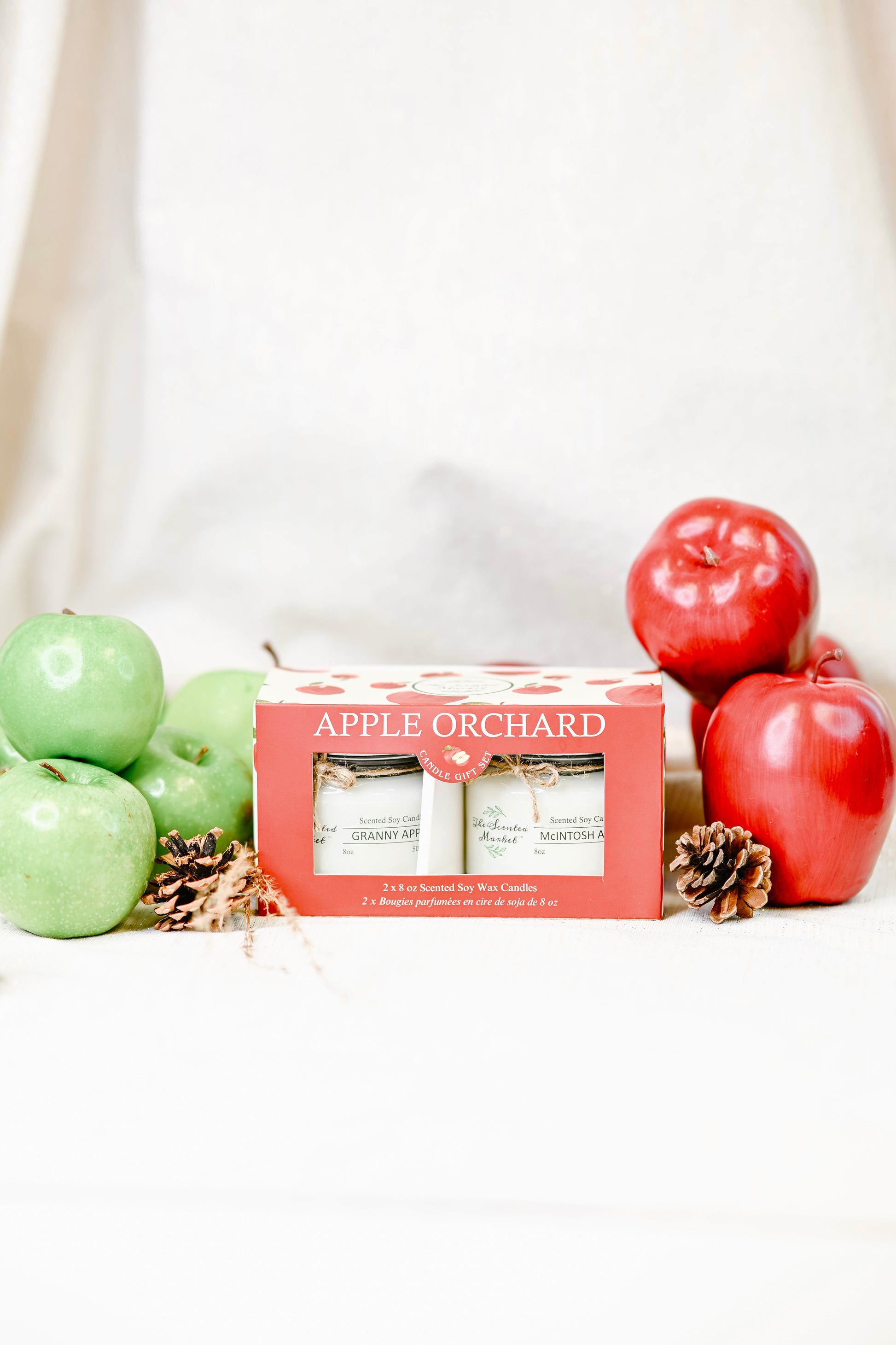 Exclusive Apple Orchard Candle 2 Pack – Granny Apple & McIntosh Apple – Fall Soy Candles - The Scented Market   Canada  