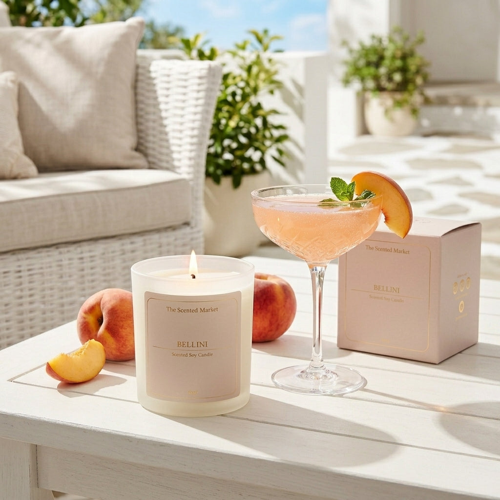 BELLINI Cocktail Soy Wax Candle 6 oz