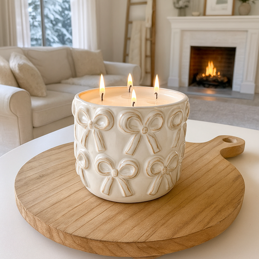 BOW Collection 4 Wick Soy Wax Candle - The Scented Market  Candles   