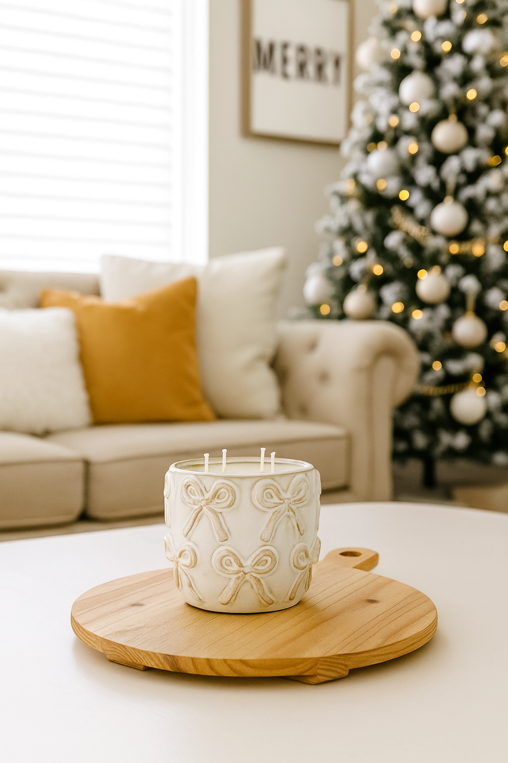 BOW Collection 4 Wick Soy Wax Candle - The Scented Market  Candles   