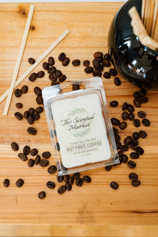 BUT FIRST, COFFEE Soy Wax Melt - The Scented Market  Wax Tarts   