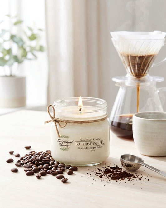 BUT FIRST, COFFEE Soy Wax Candle 8 oz