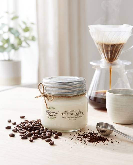 BUT FIRST, COFFEE Soy Wax Candle 8 oz