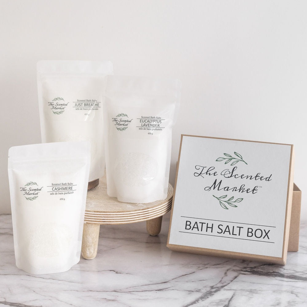 Bath Salt Box Gift Set - The Scented Market  Bath & Body Gift Sets   