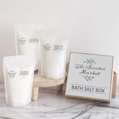 Bath Salt Box Gift Set - The Scented Market  Bath & Body Gift Sets   