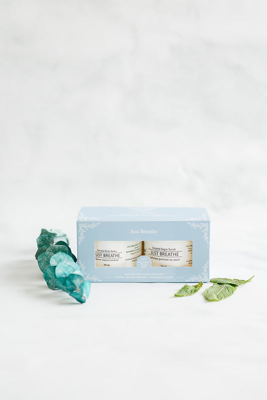 Body Care Gift Set - Just Breathe - The Scented Market  Bath & Body Gift Sets   