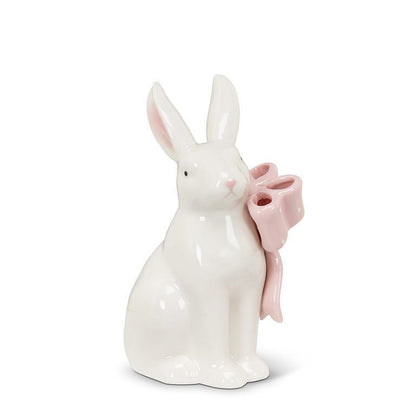 Bunny With Pink Bow