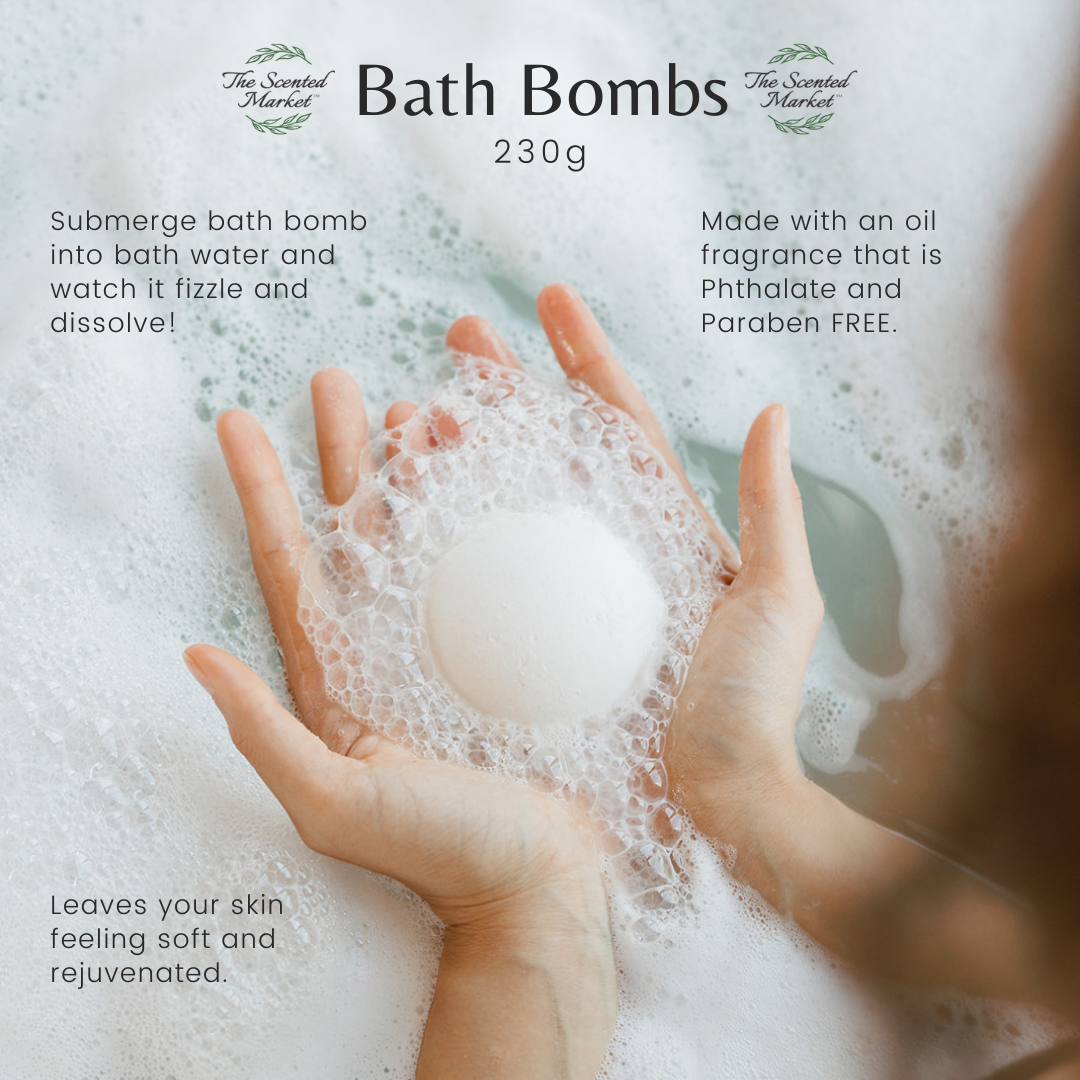 CASHMERE Scented Luxury Bath Bomb – Moisturizing, Relaxing Spa Experience for Soft Skin - The Scented Market  Bath Bomb   
