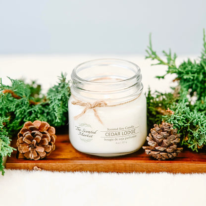 CEDAR LODGE - Scent of the Month December - The Scented Market  Candles   