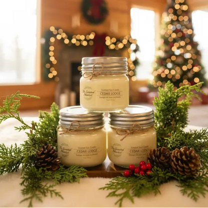 CEDAR LODGE - Scent of the Month December - The Scented Market  Candles   