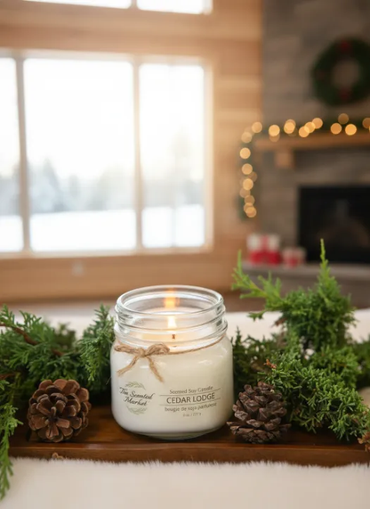 CEDAR LODGE - Scent of the Month December - The Scented Market  Candles   