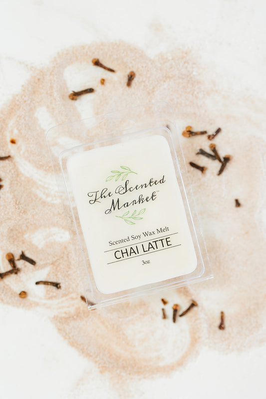 CHAI LATTE Soy Wax Melt - The Scented Market  Wax Tarts   