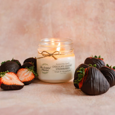 CHOCOLATE COVERED STRAWBERRIES - The Scented Market  Candles   