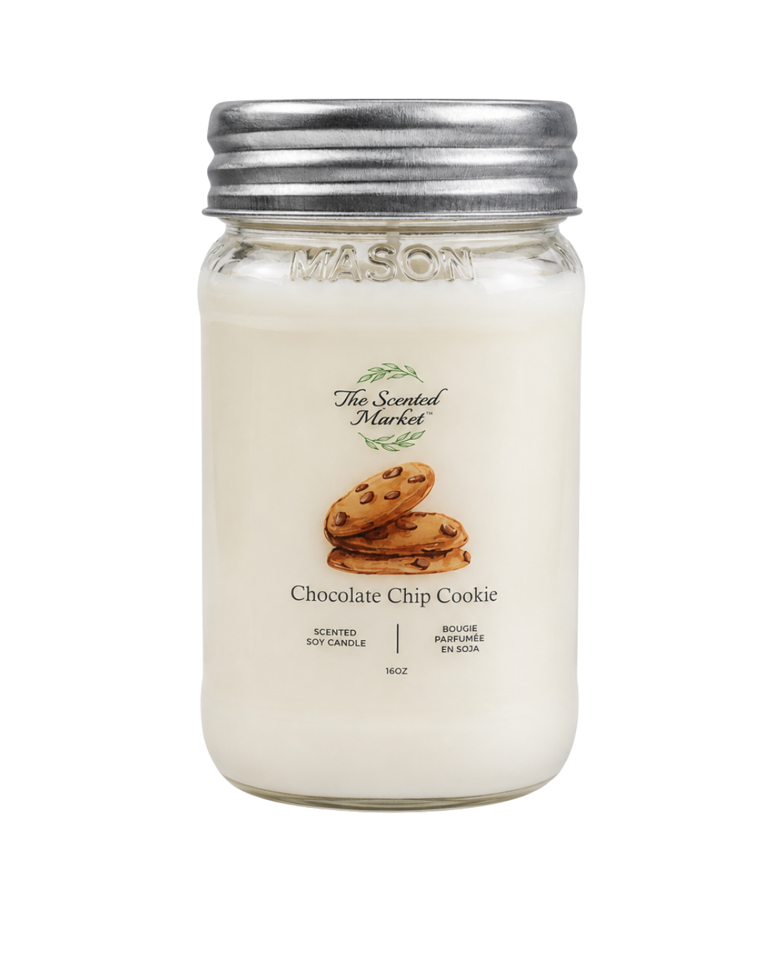 CHOCOLATE CHIP Cookie Scented Soy Candle 16 oz