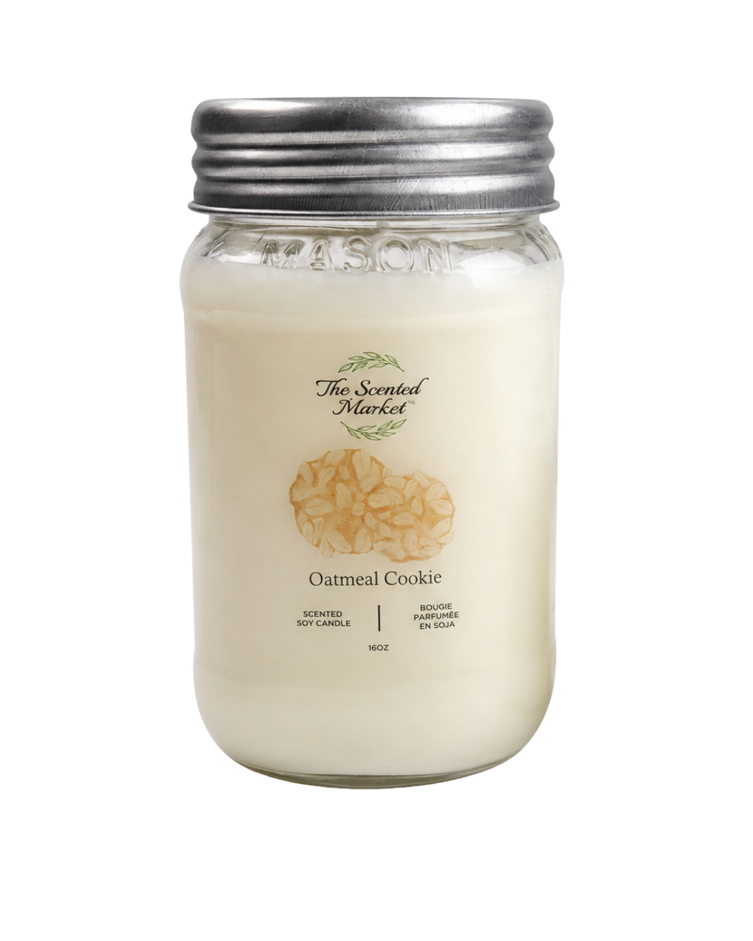 OATMEAL Cookie Scented Soy Candle 16 oz