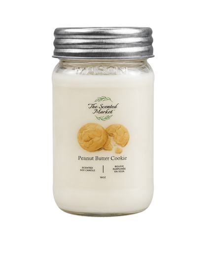 PEANUT BUTTER Cookie Scented Soy Candle 16 oz