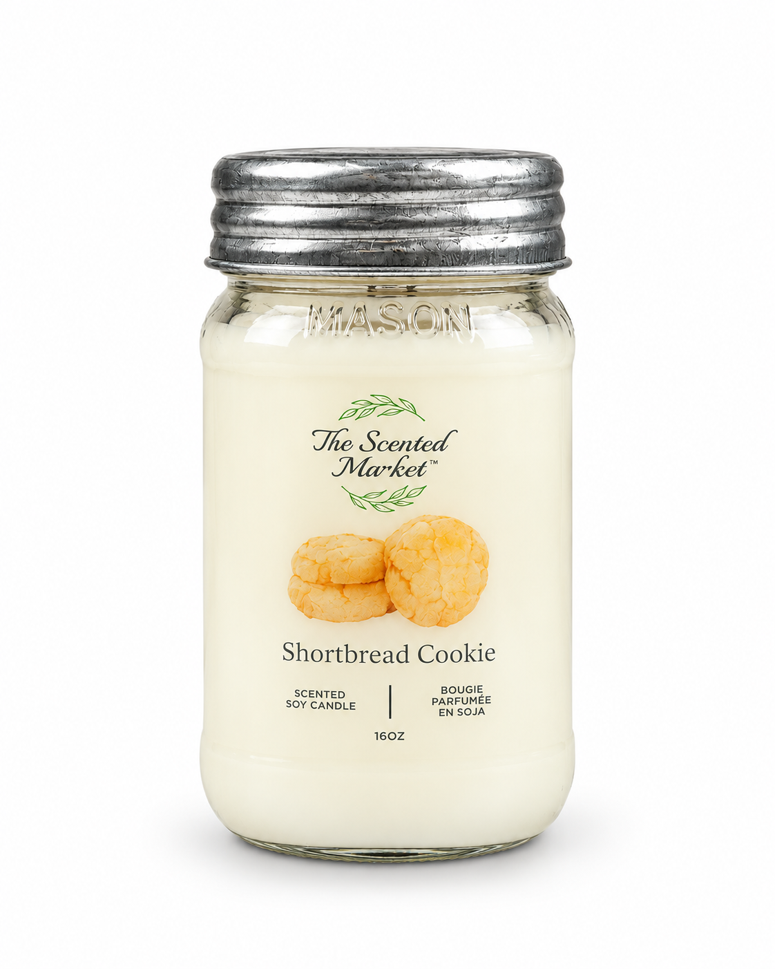 SHORTBREAD Cookie Scented Soy Candle 16 oz