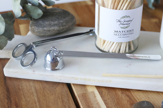Candle Snuffer - Silver - The Scented Market  Candle Snuffers   