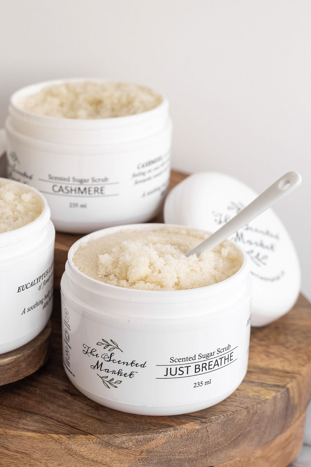 Cashmere Scented Sugar Scrub: Exfoliating Body Scrub for Soft, Smooth Skin - The Scented Market  Bath & Body   
