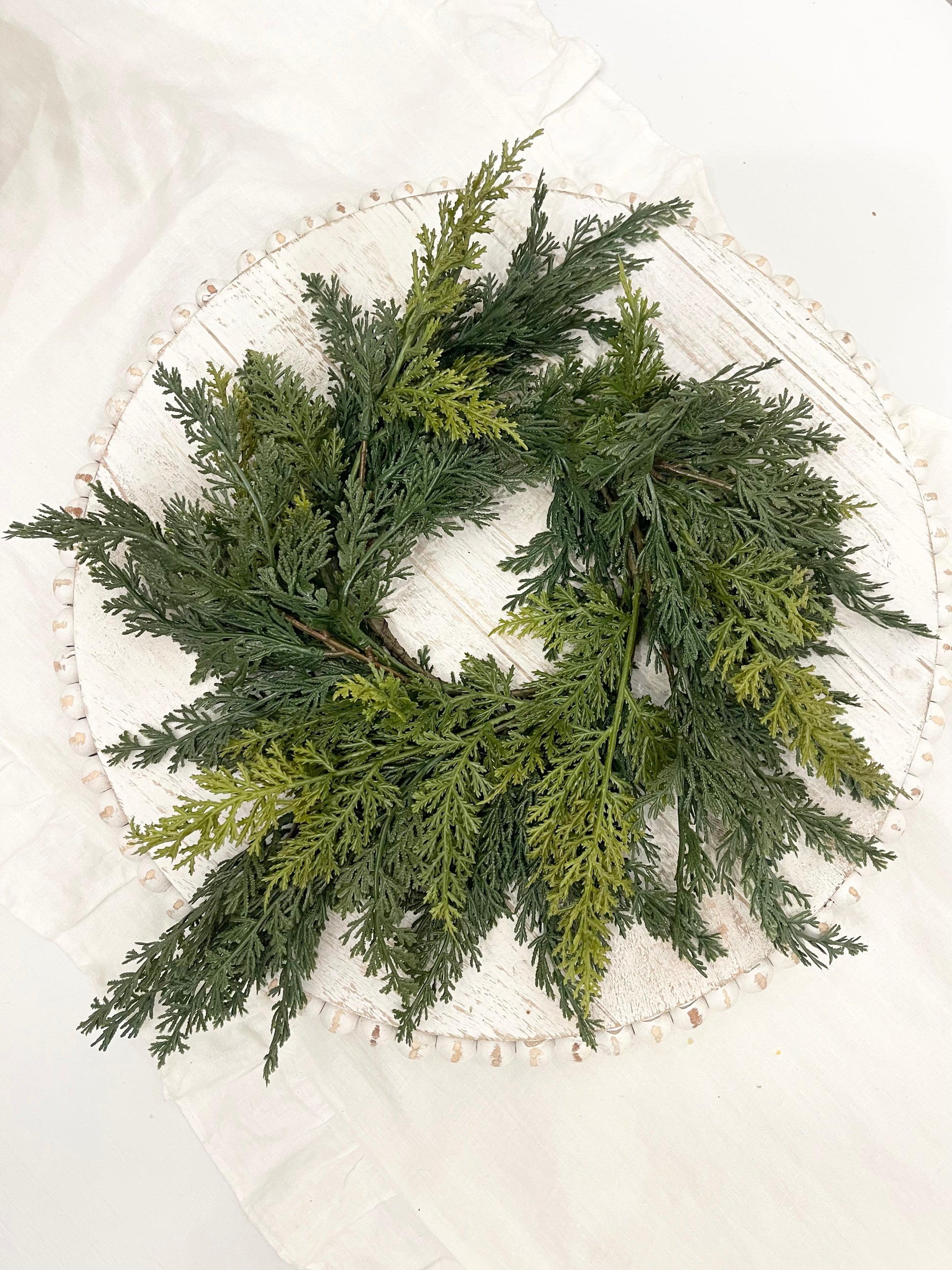 Cedar Candle Decor Ring - The Scented Market  Plants   