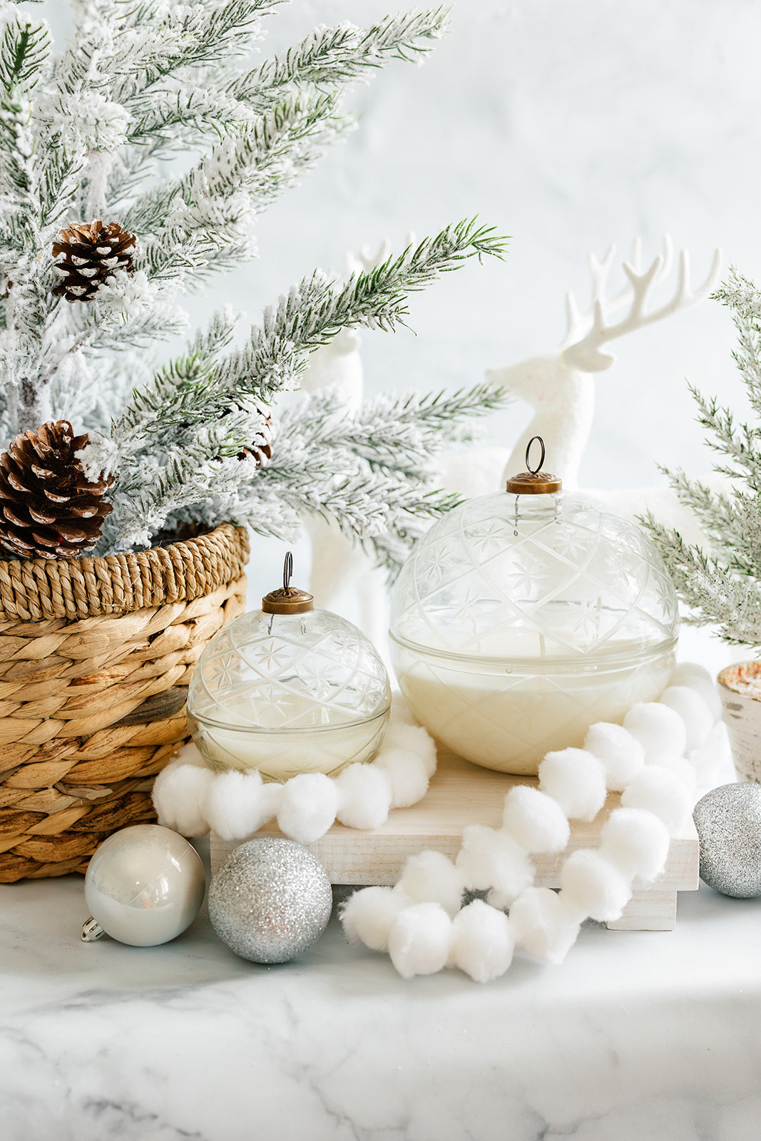 Christmas Ornament 2 Wick Soy Candle - The Scented Market  Candles   