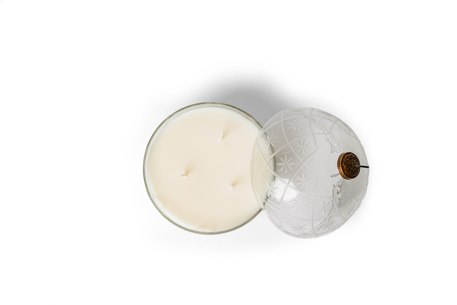 Christmas Ornament 3 Wick Soy Candle - The Scented Market  Candles   
