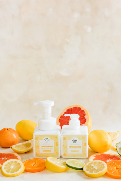 CITRUS SUNSHINE Spring Foaming Hand Soap and Body Lotion Set