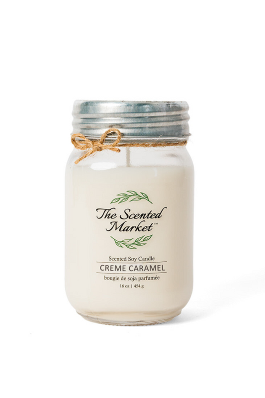 CREME CARAMEL Soy Wax Candle 16 oz