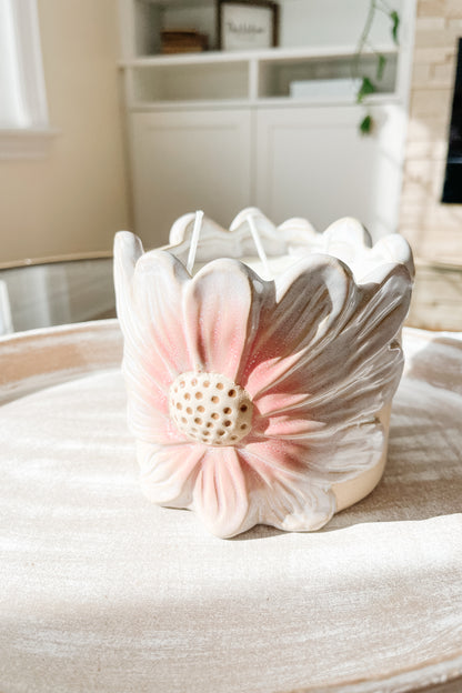 REFILL - Daisy Flower 3-Wick Candle - The Scented Market     