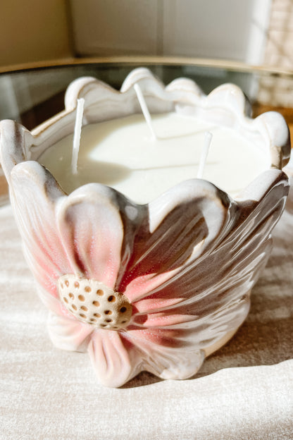 REFILL - Daisy Flower 3-Wick Candle - The Scented Market     