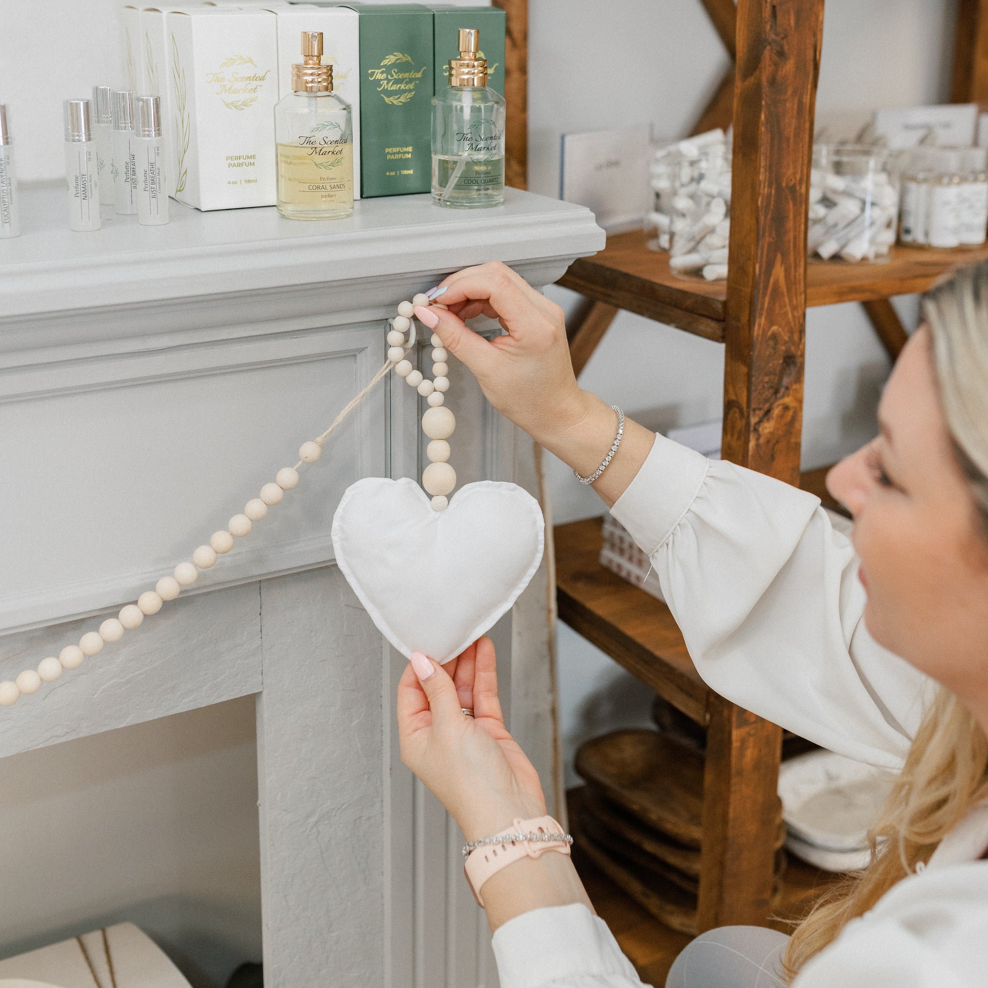 Decor Beads - Heart Pillow - The Scented Market  Decor   