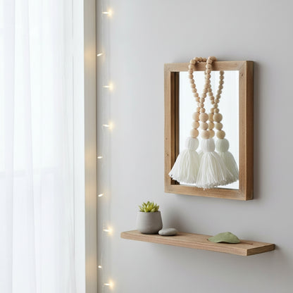 Decor Beads - White Double Tassel - The Scented Market  Decor   