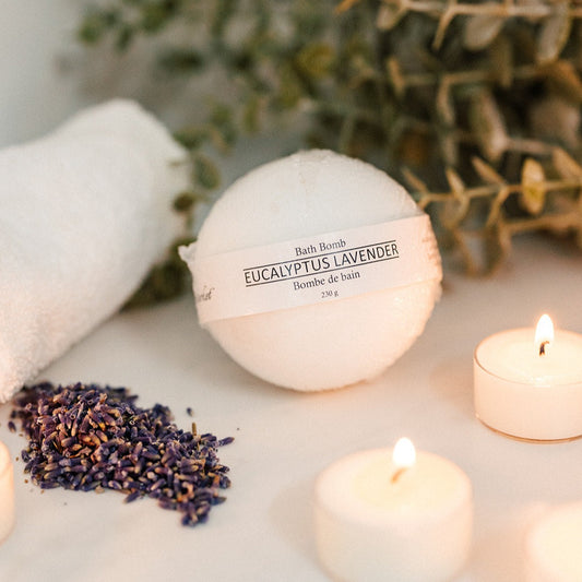 EUCALYPTUS LAVENDER Bath Bomb - The Scented Market  Bath Additives   