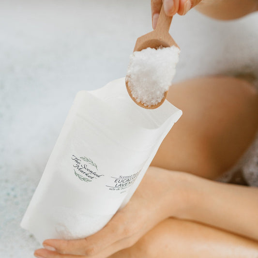 EUCALYPTUS LAVENDER Bath Salt - The Scented Market  Bath Additives   