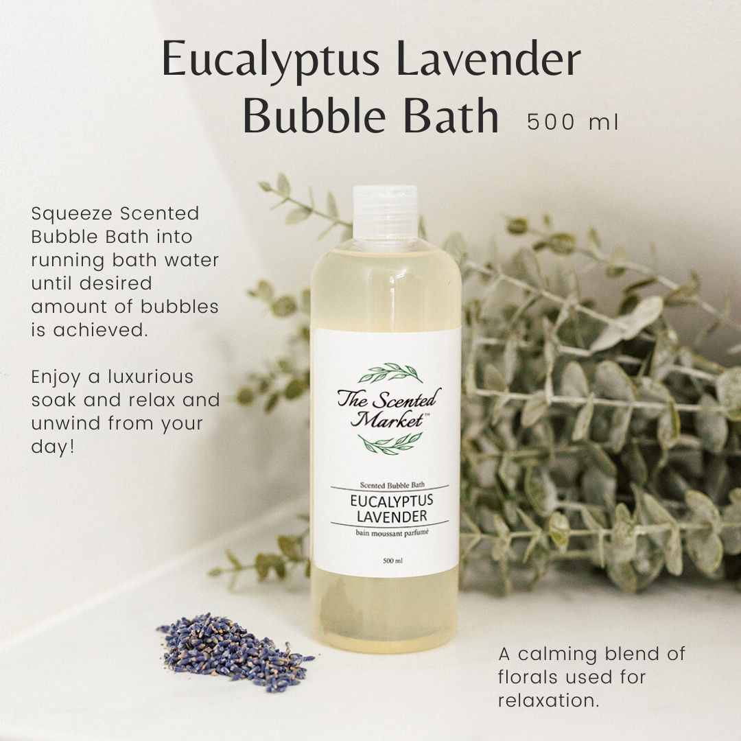 EUCALYPTUS LAVENDER - Bubble Bath - The Scented Market  Bath Additives   