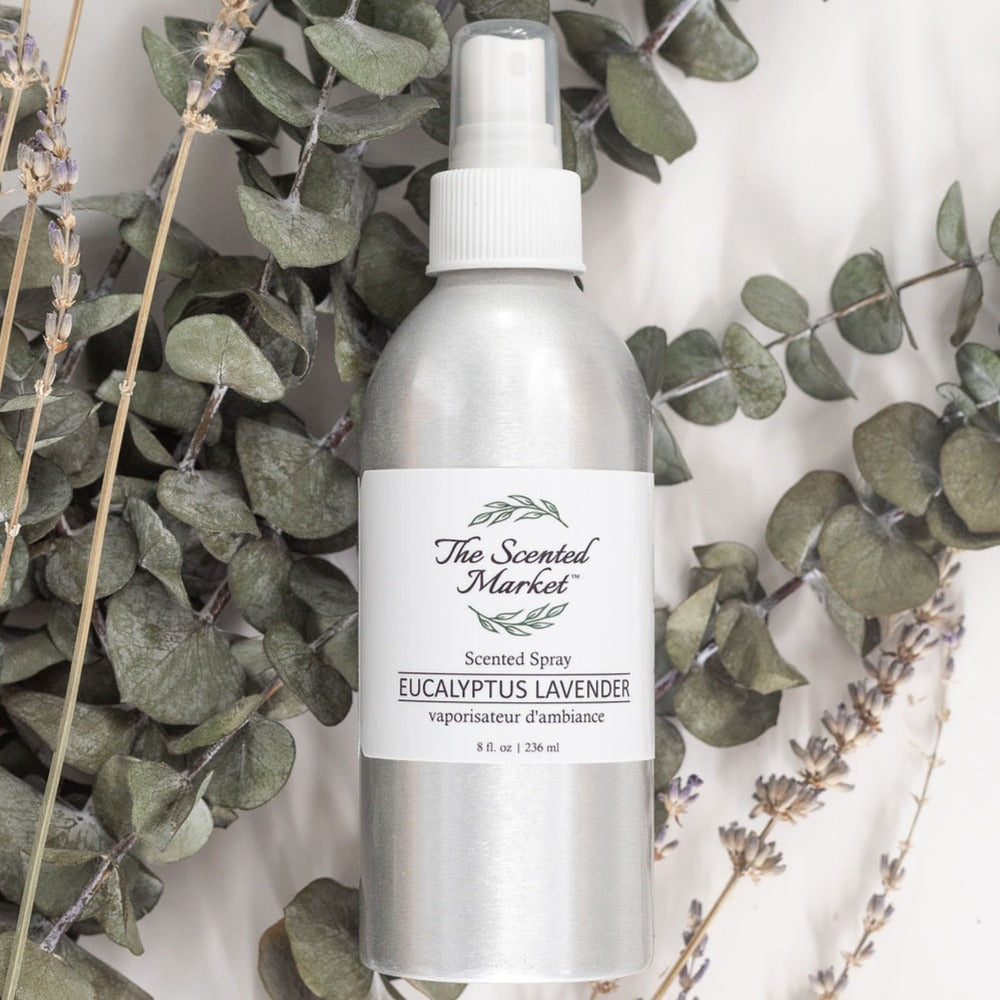EUCALYPTUS LAVENDER Scented Spray 8 oz - The Scented Market  Air Fresheners   