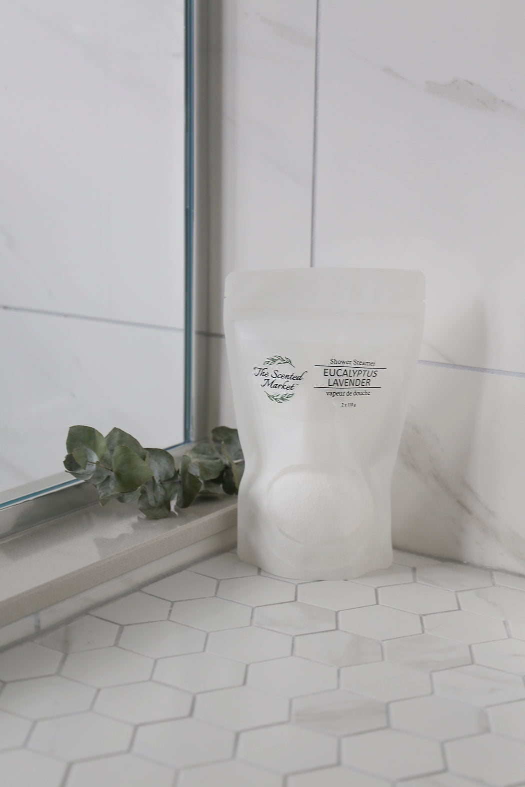 EUCALYPTUS LAVENDER Shower Steamer - The Scented Market  Bath Additives   