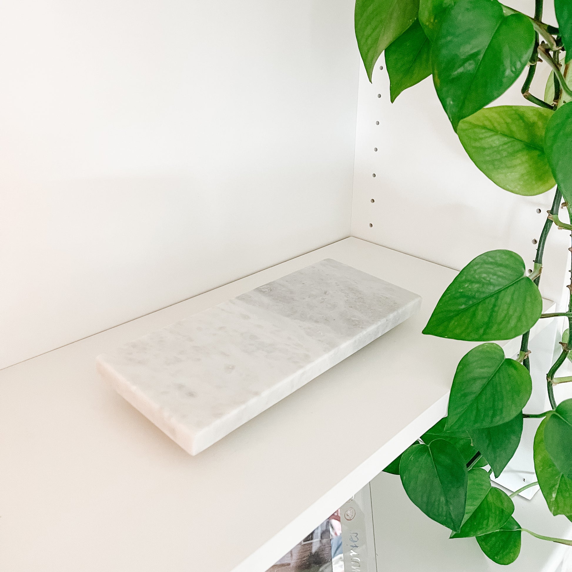 Elegant White & Grey Marble Tray – Stylish Dresser & Tabletop Décor - The Scented Market  Decorative Trays   