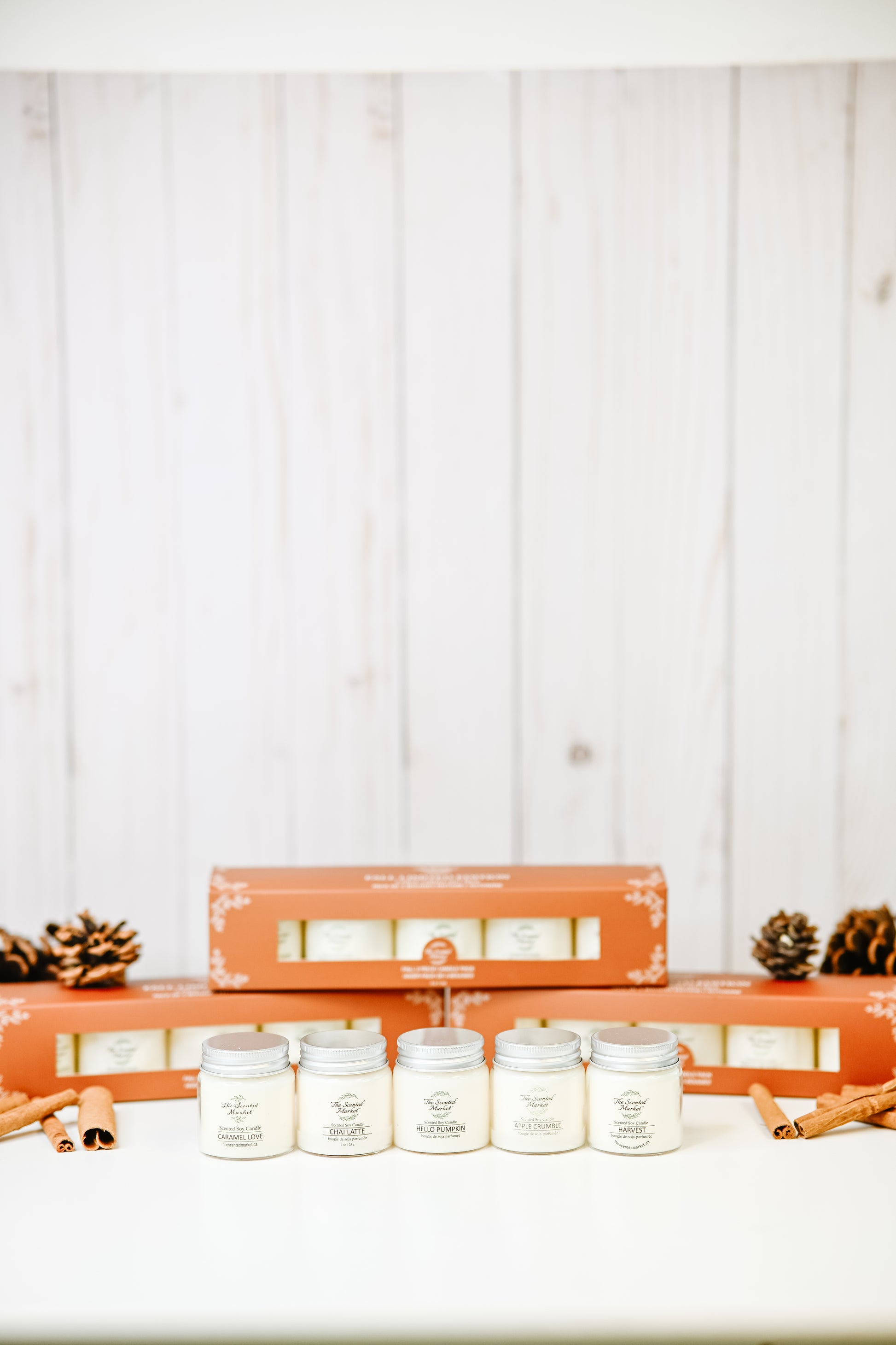 FALL Collection Candle Gift 5 Pack - The Scented Market  Candles   