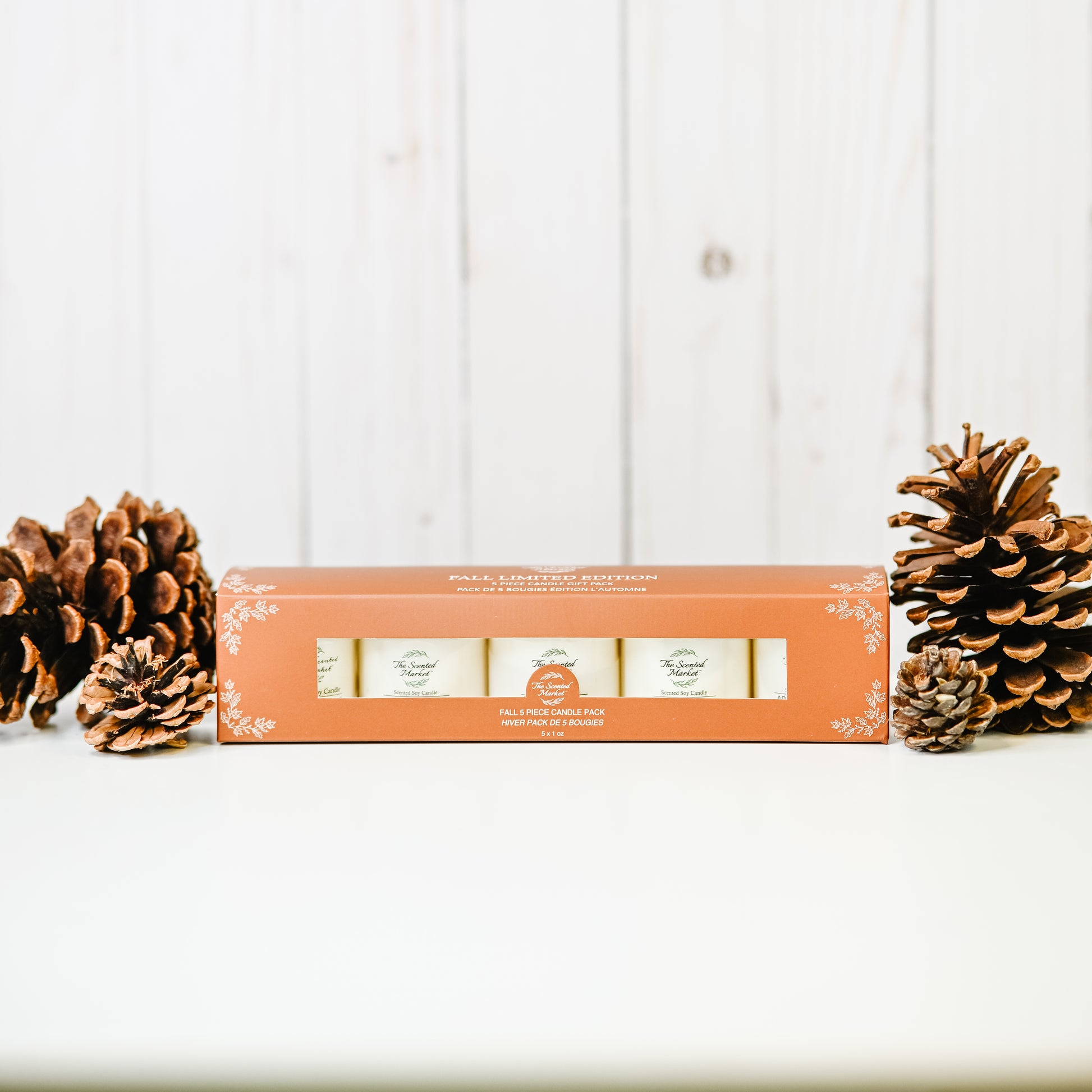 FALL Collection Candle Gift 5 Pack - The Scented Market  Candles   