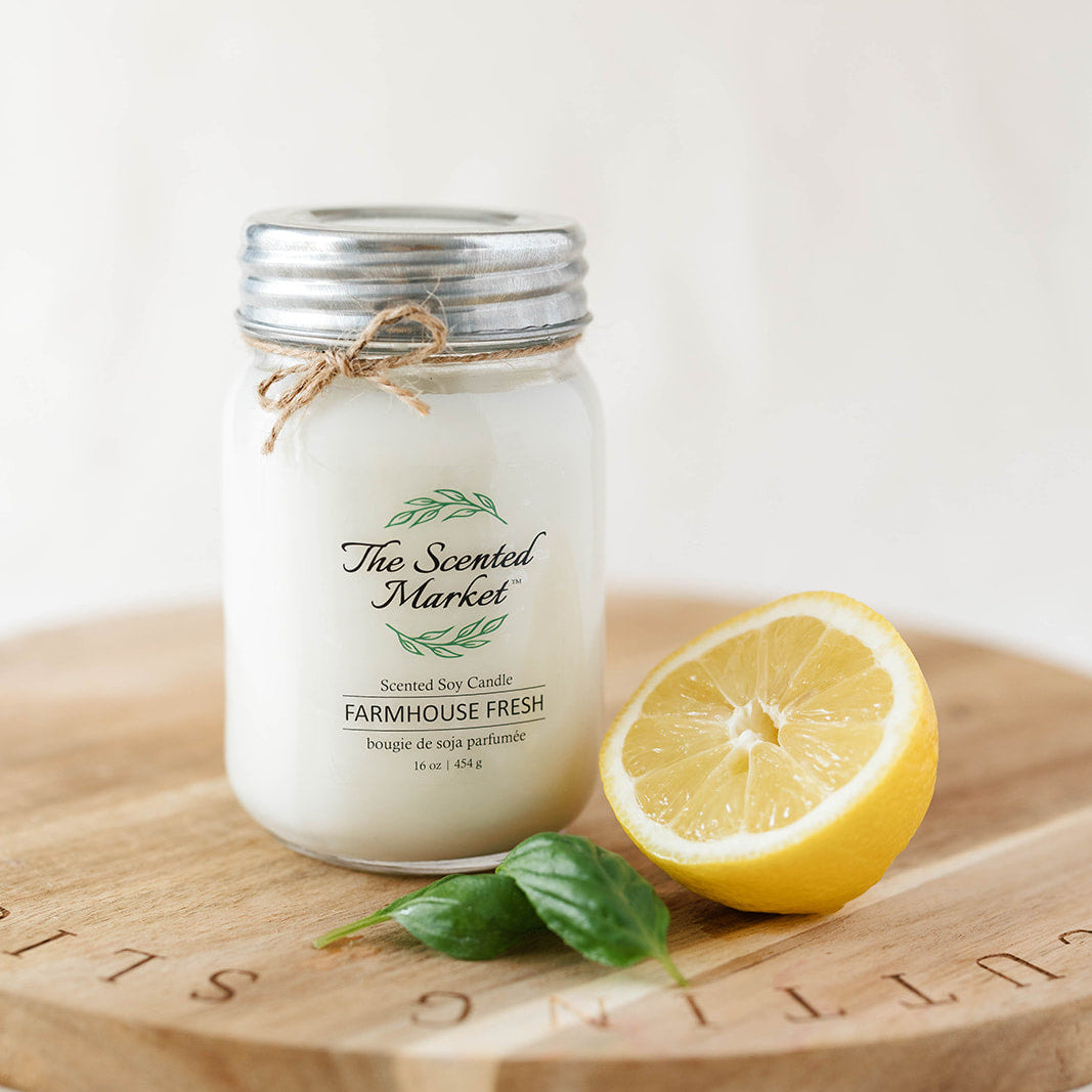 FARMHOUSE FRESH Soy Wax Candle 16 oz - The Scented Market Candles