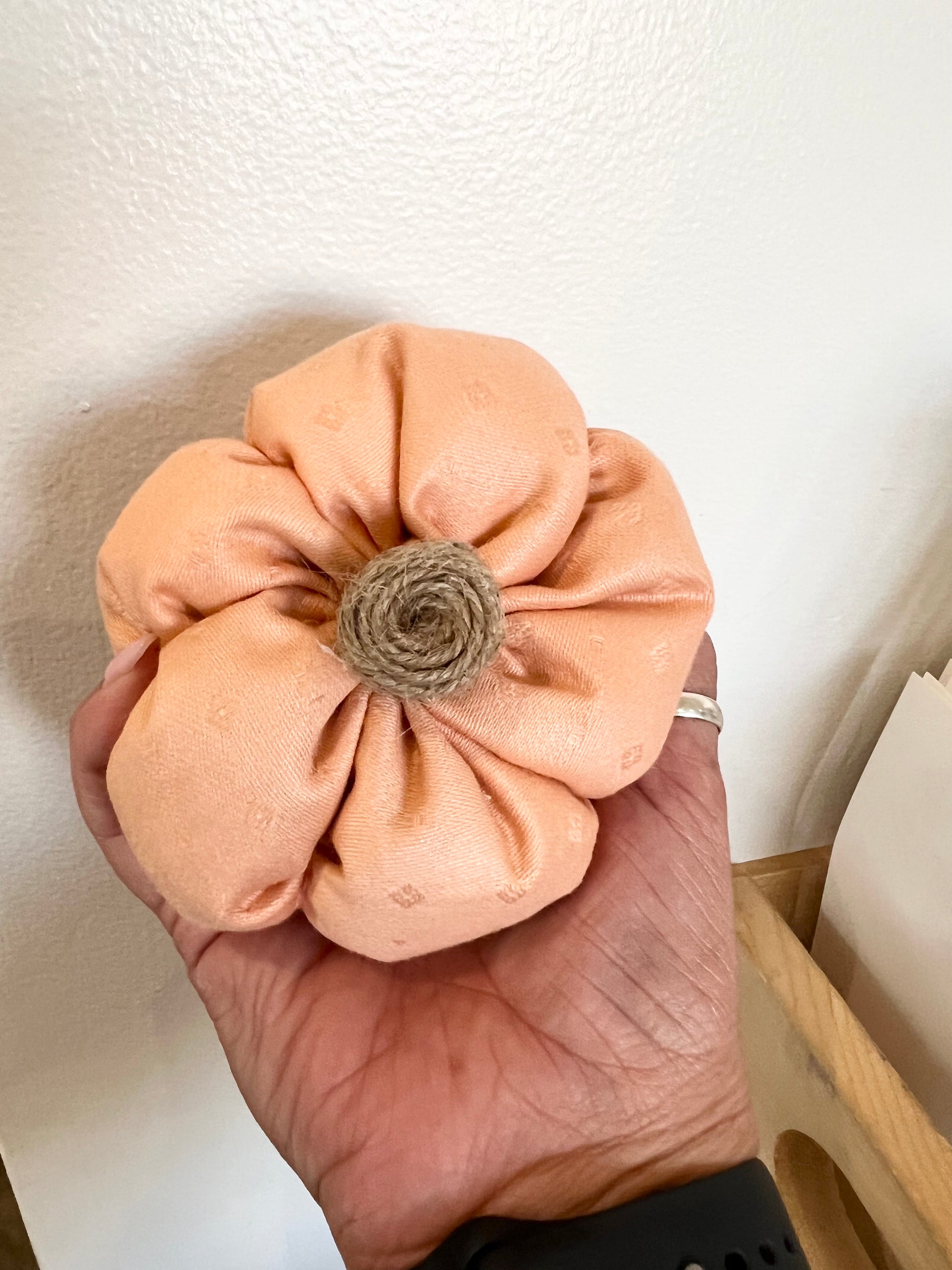 Fabric Pumpkin - Orange - The Scented Market 