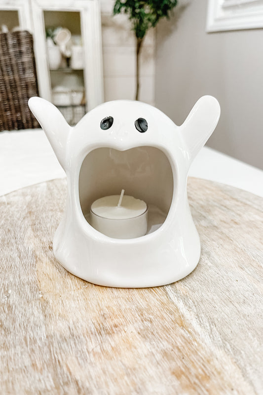 Ghost Tea Light Holder with Tea Light - The Scented Market     