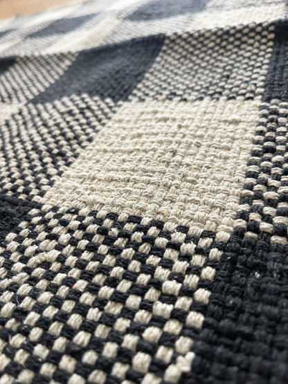 Gingerbread House Husk Mat with Buffalo Plaid Doormat Underlay - The Scented Market     