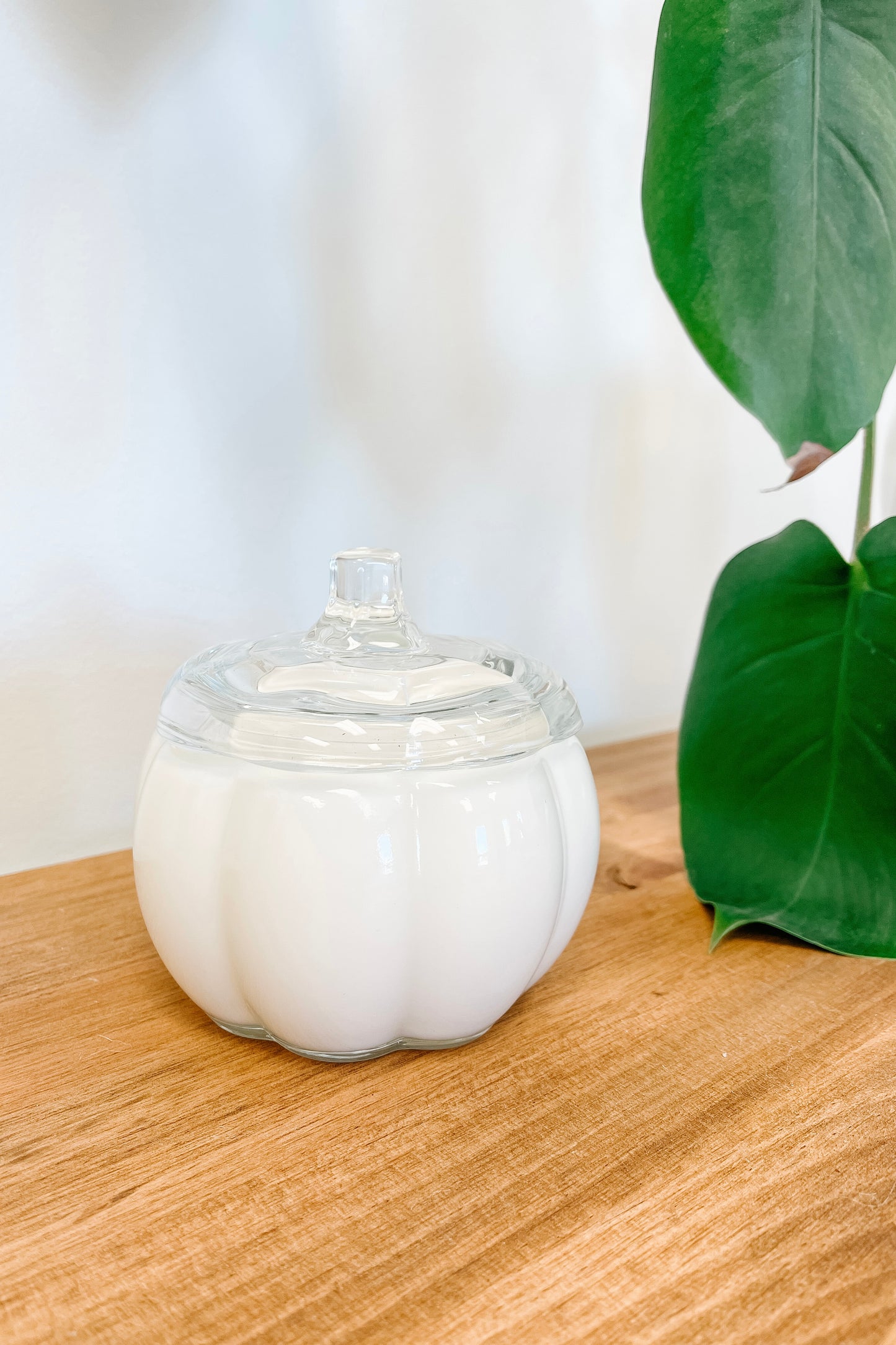 Glass Pumpkin Soy Candle – Pumpkin Spice Cake Scent - The Scented Market  Candles   
