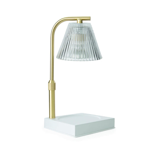 Textured Glass Candle Lamp – GOLD | Adjustable