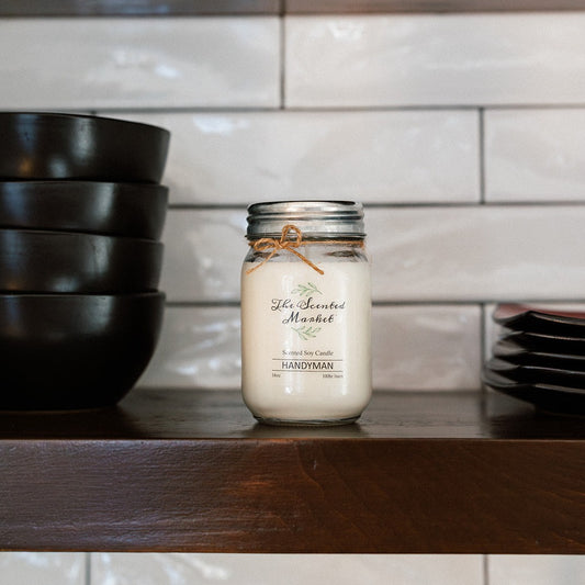 HANDYMAN Soy Wax Candle 16 oz - The Scented Market  Candles   