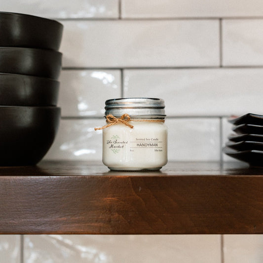HANDYMAN Soy Wax Candle 8 oz - The Scented Market  Candles   