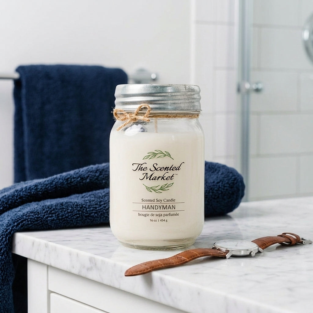Bougie en cire de soja HANDYMAN 16 oz
