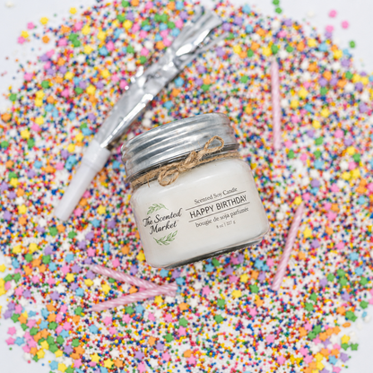 HAPPY BIRTHDAY Soy Wax Candle 8 oz